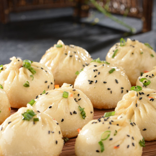 Pan Fried Pork Bao Bun (4 Pcs)