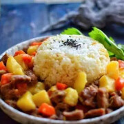 Braised Beef Brisket on Steamed Rice