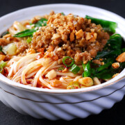 Dan Dan Spicy Pork Mince Noodle Soup